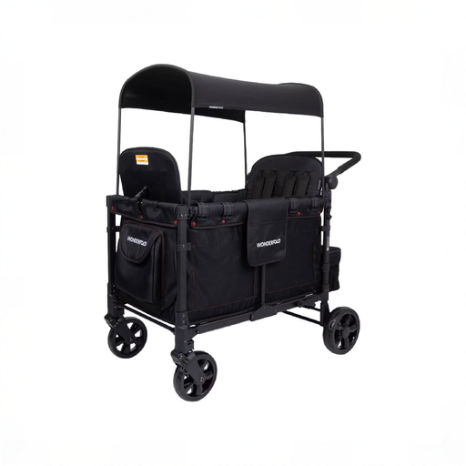 Shop Wonderfold W4 Luxe Pro Stroller Wagon, 2025, Jet Black at GoodBuy Gear