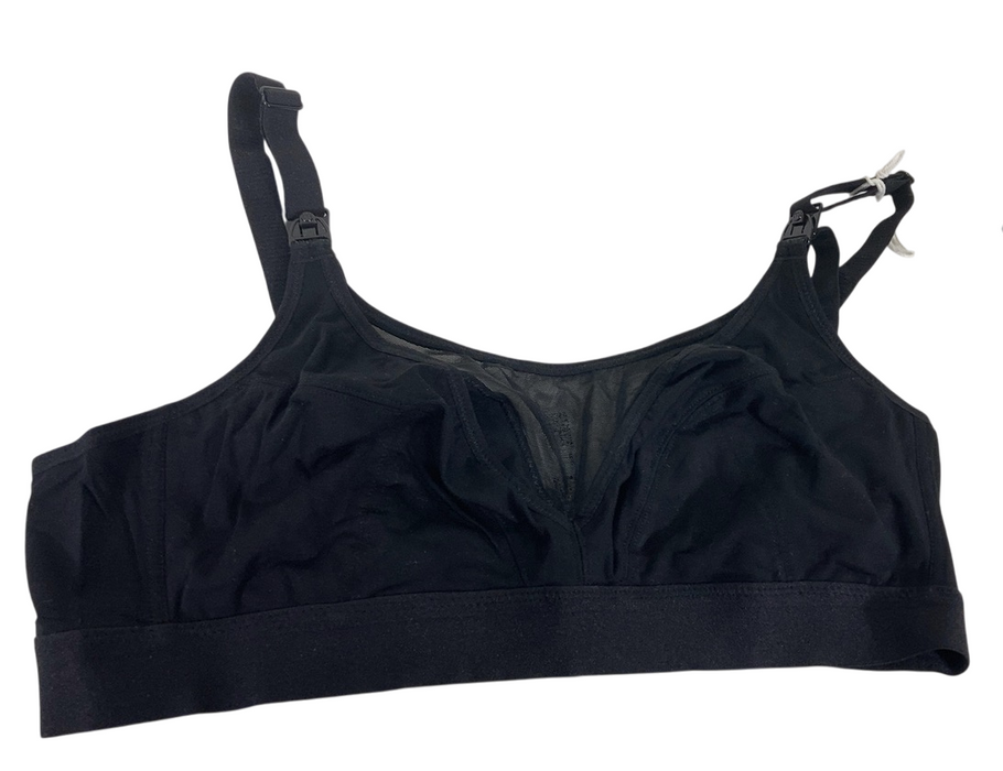 Shop Momcozy Bamboo Ultra-Soft & Cool Breeze Pumping & Nursing Bra, Black, Large at GoodBuy Gear