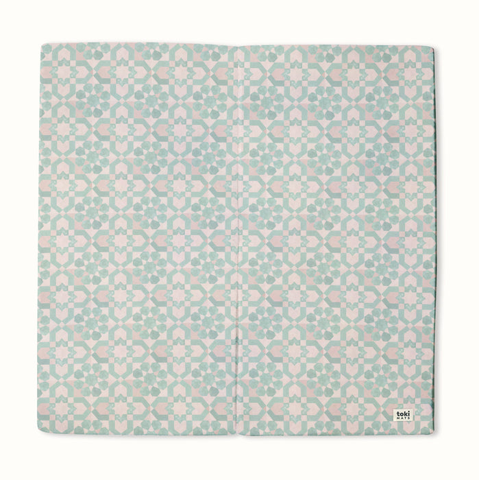 Toki Mats Padded Play Mat, Green Tile Mat