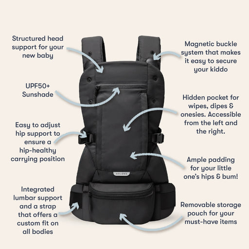 Shop Colugo The Baby Carrier, Raspberry Pink at GoodBuy Gear