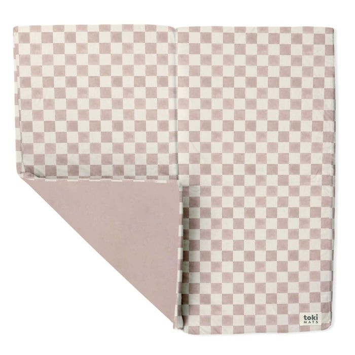 Toki Kids Checker Gumdrop Organic Cotton Mat