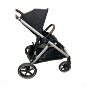 Shop Cybex Gazelle S Modular Stroller, 2024, Moon Black, Silver Frame at GoodBuy Gear