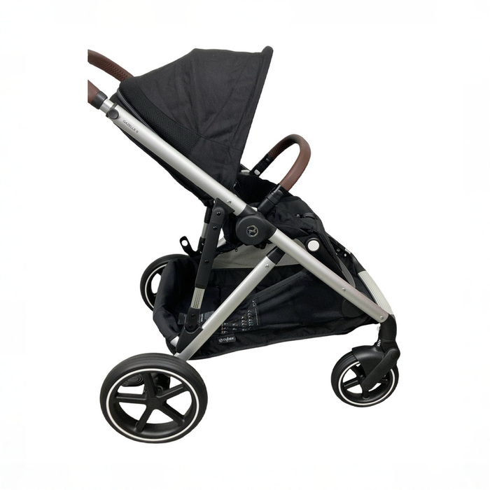 Shop Cybex Gazelle S Modular Stroller, 2024, Moon Black, Silver Frame at GoodBuy Gear