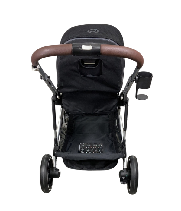 Shop Cybex Gazelle S Modular Stroller, 2024, Moon Black, Silver Frame at GoodBuy Gear