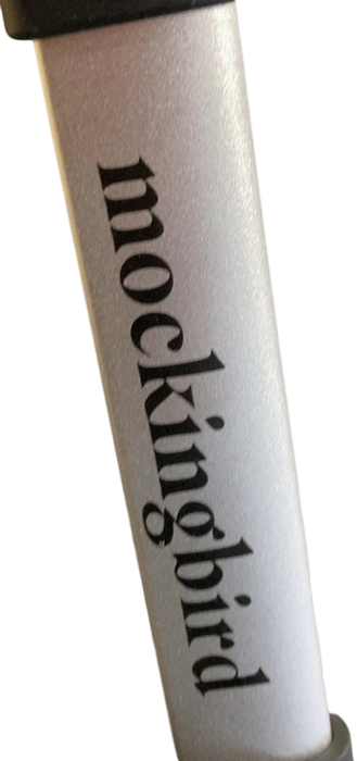 Shop Mockingbird 2.0 Single to Double Stroller Frame, 2025, Silver With Penny Leather at GoodBuy Gear