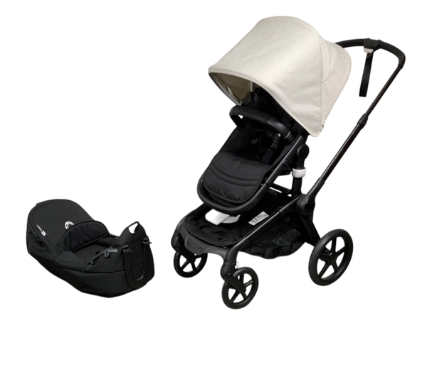 bugaboo fox 5 misty white Bugaboo Fox 5 Stroller, 2024, Black Frame, Misty White