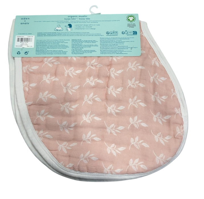 Shop Aden + Anais Boutique Silky Soft Burpy Bibs 2 Pack, Earthly at GoodBuy Gear