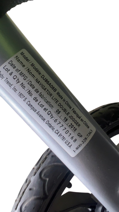 Shop Baby Trend Navigator Double Jogger Stroller, 2018, Lincoln, Lite at GoodBuy Gear