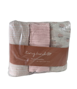 used Tiny Kind Muslin Swaddle 3 Pack, Floral Bunch