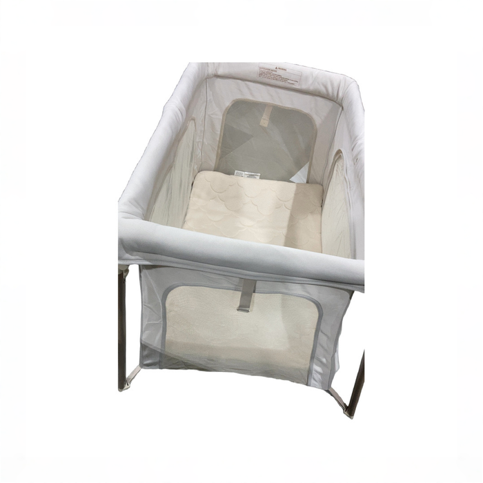 Shop Newton Travel Crib and Playard, Sand, 2025, Compact at GoodBuy Gear
