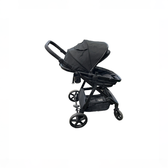 Shop Mompush Meteor 2 Stroller, 2026, Black, Black Frame at GoodBuy Gear