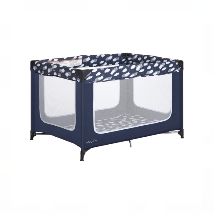 Shop Dream On Me Zodiac Portable Playard, Navy (Clouds) at GoodBuy Gear