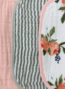 Shop Little Unicorn Cotton Muslin Classic Bib (3 Pack), Watercolor Roses at GoodBuy Gear