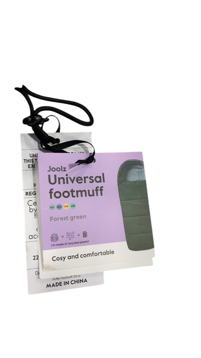 Shop Joolz Zippered Footmuff, Forest Green, Universal at GoodBuy Gear