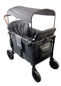 Shop Wonderfold W4 Luxe Quad Stroller Wagon, 2023, Volcanic Black at GoodBuy Gear