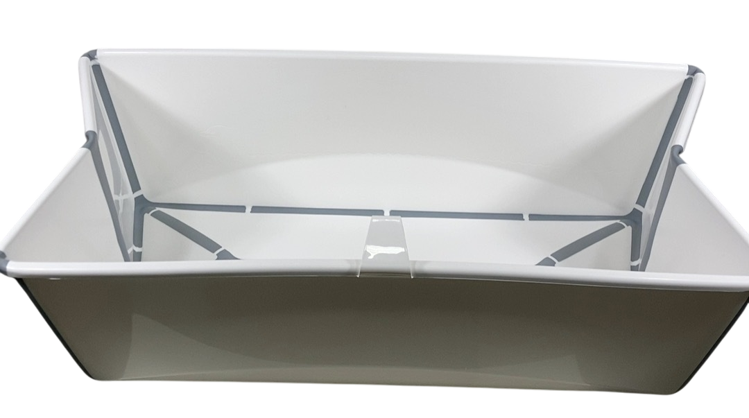 Shop Stokke Flexi Bath Foldable Baby Bathtub, Light Gray, Regular at GoodBuy Gear