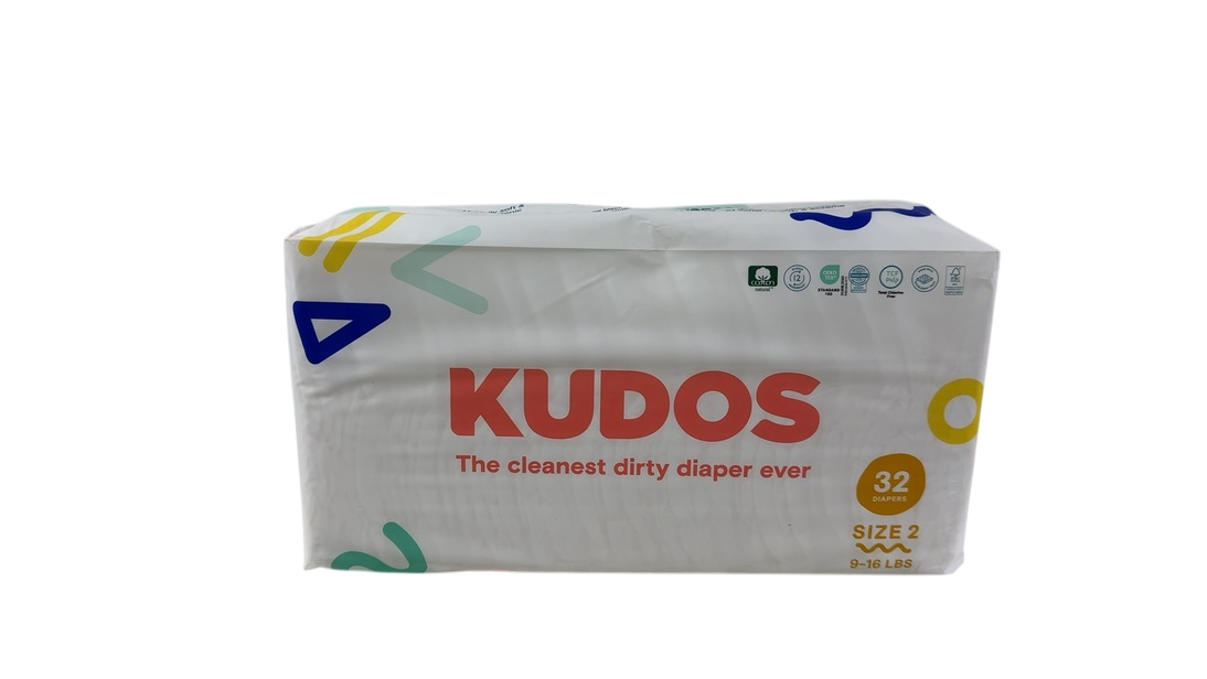 Shop Kudos Diapers, White, Size 2, 32 at GoodBuy Gear