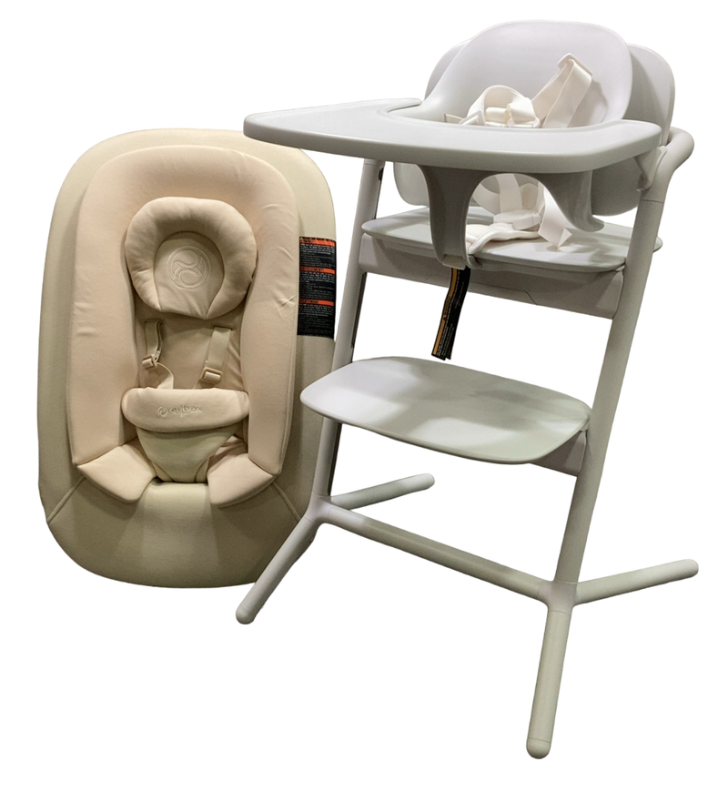 cybex lemo 4-in-1 high chair Cybex Lemo High Chair 4-in-1, All White, Complete Set