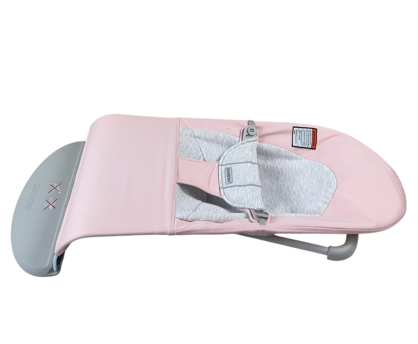 Shop BabyBjorn Bouncer Balance Soft, Light Gray Frame, Light Pink/Gray at GoodBuy Gear