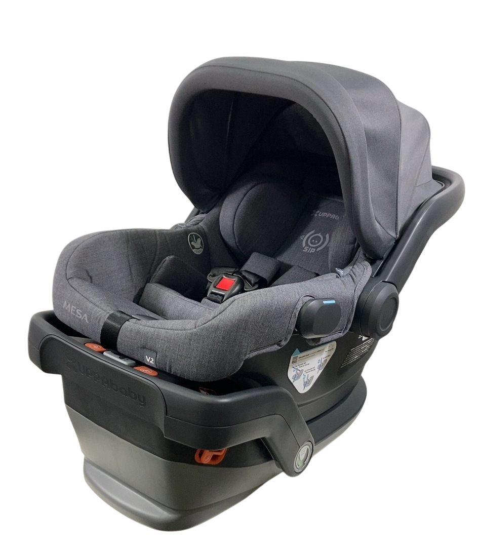 UPPAbaby MESA V2 Infant Car Seat, 2024, Greyson (Charcoal Melange)