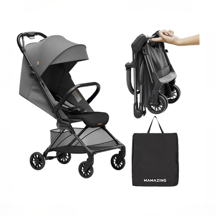 Shop MAMAZING Ultra Air X Stroller, 2024, Black at GoodBuy Gear