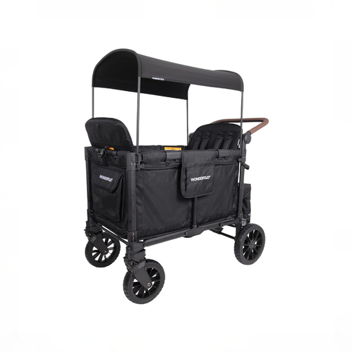 Shop Wonderfold W4 Luxe Pro Stroller Wagon, 2026, Jet Black at GoodBuy Gear
