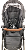 Shop Mockingbird Single to Double 2.0 Stroller, 2024, Black, Silver With Penny Leather, Watercolor Drops at GoodBuy Gear