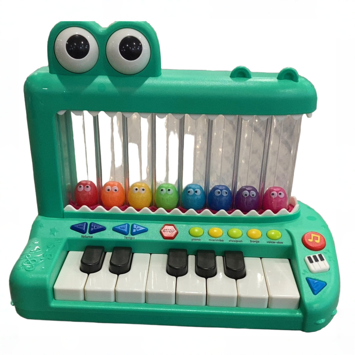 Shop Battat Croco Pop Piano Toy, Multicolor at GoodBuy Gear