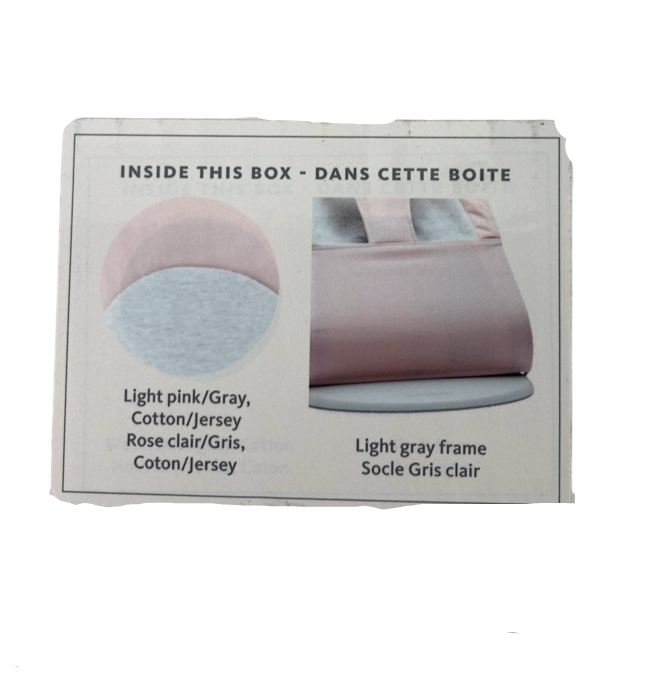 Shop BabyBjorn Bouncer Balance Soft, Light Gray Frame, Light Pink/Gray at GoodBuy Gear