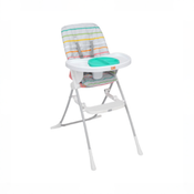 Shop Bright Starts Dine Delight Compact Folding High Chair with 3-Section Plate, Playful Paradise at GoodBuy Gear