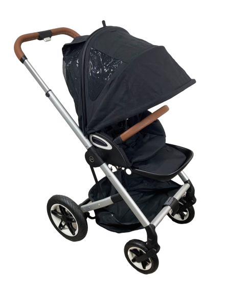 cybex talos s lux 3 in-1 Cybex Talos S Lux Stroller, 2021, Moon Black (Silver Frame)