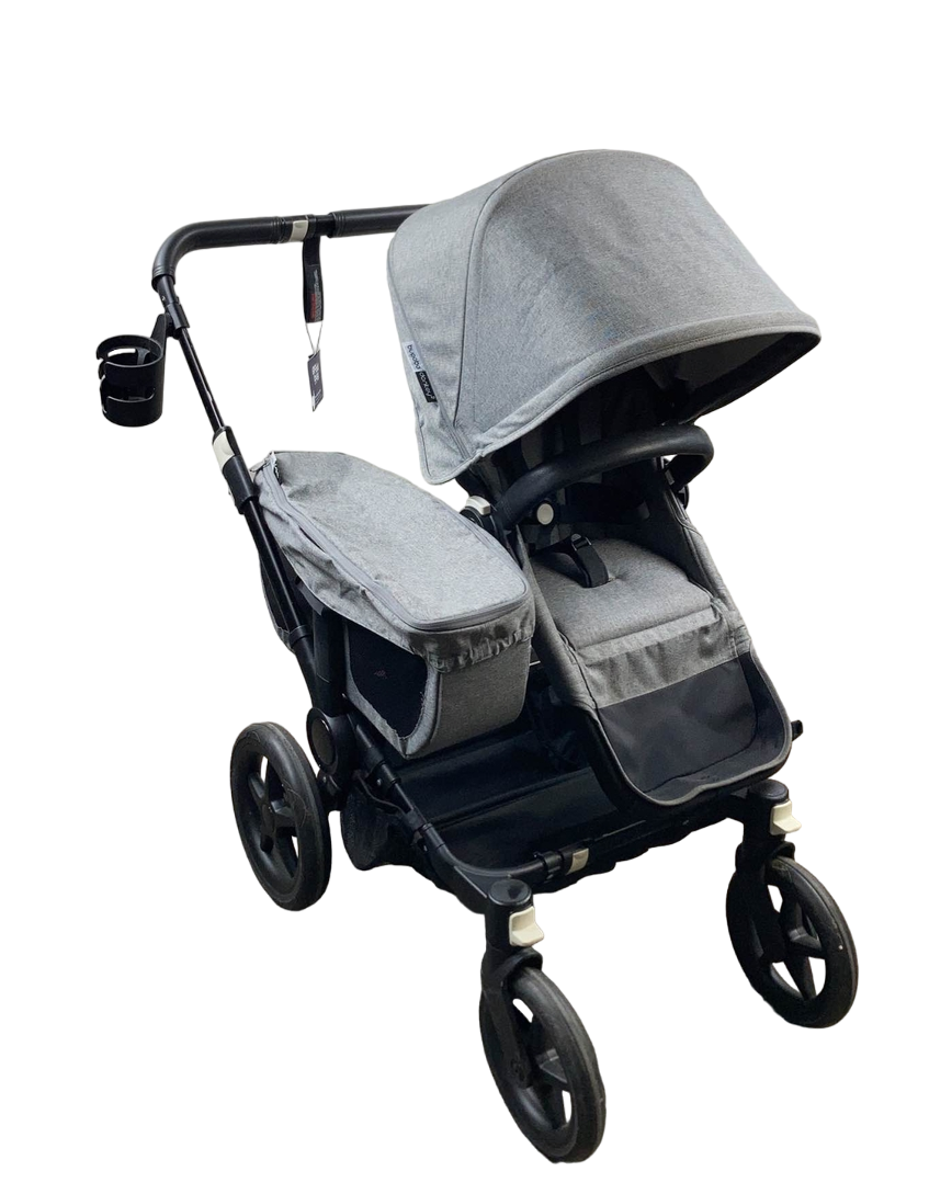 Bugaboo Donkey 2 Mono Stroller, Aluminum, Grey Melange, Grey Melange, 2018