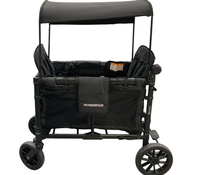 Shop Wonderfold W4 Luxe Quad Stroller Wagon, 2024, Charcoal Grey with Black Frame at GoodBuy Gear