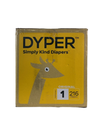 Shop DYPER Bamboo Diaper Box, 1, 8-14 lbs, 216 Count at GoodBuy Gear
