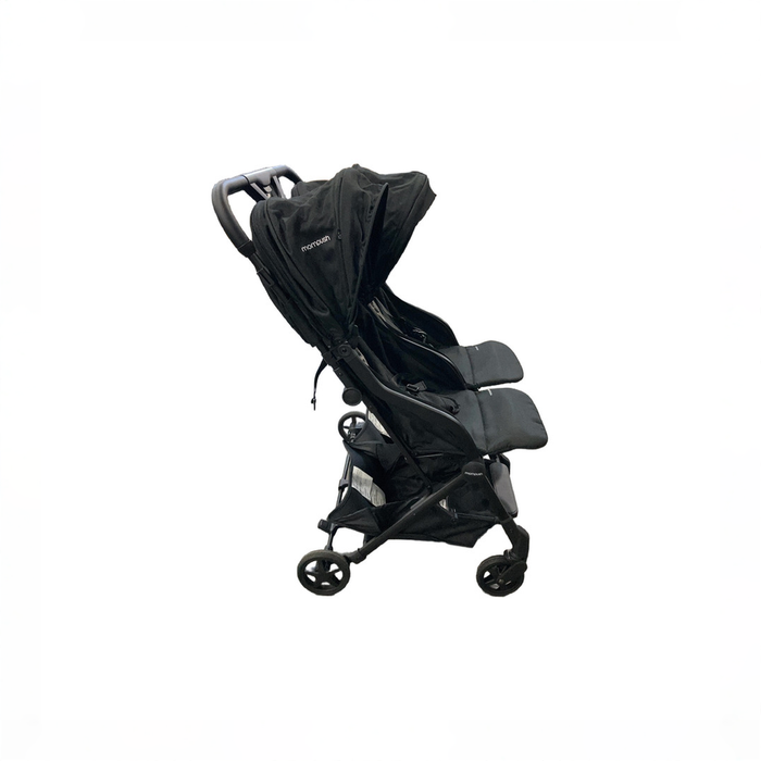 Shop Mompush Lithe Double Stroller, 2026, Black at GoodBuy Gear
