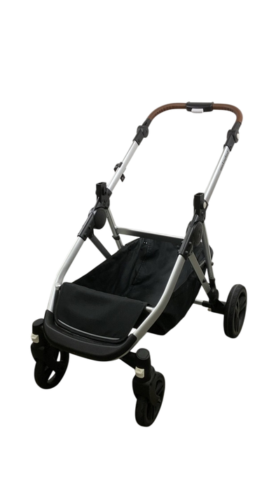 Shop Mockingbird 2.0 Single to Double Stroller Frame, 2024, Silver With Penny Leather at GoodBuy Gear