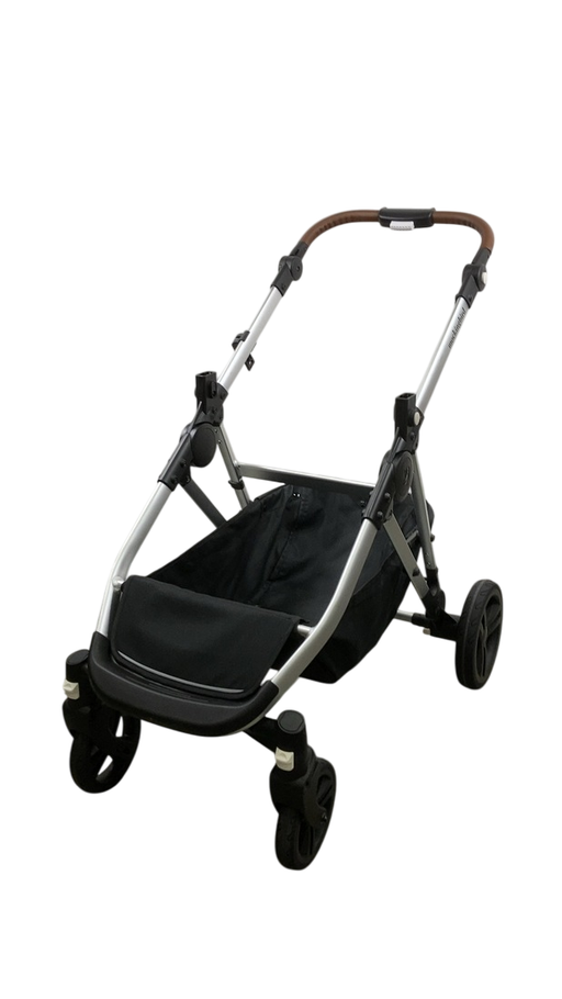 Shop Mockingbird 2.0 Single to Double Stroller Frame, 2024, Silver With Penny Leather at GoodBuy Gear