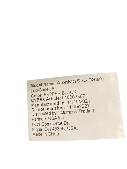 Shop Cybex Aton M Infant Car Seat, 2021, Pepper Black at GoodBuy Gear