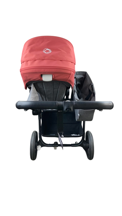 Shop Bugaboo Donkey 5 Mono Stroller, Black, Sunrise Red, Grey Melange, 2024 at GoodBuy Gear