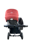 Shop Bugaboo Donkey 5 Mono Stroller, Black, Sunrise Red, Grey Melange, 2024 at GoodBuy Gear