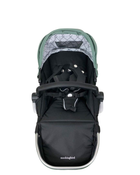 Shop Mockingbird 2nd Seat Kit 2.0, Sage, Silver With Black Leather, Windowpane at GoodBuy Gear