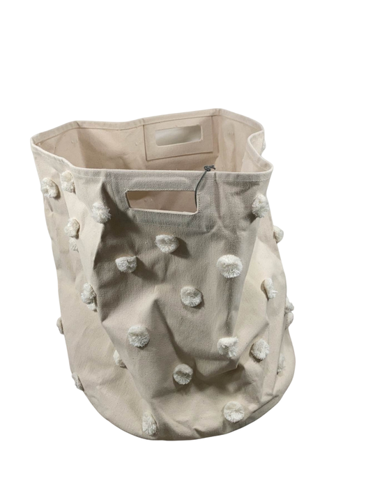 Shop Pehr Pom Pom Hamper 18x20, Natural at GoodBuy Gear