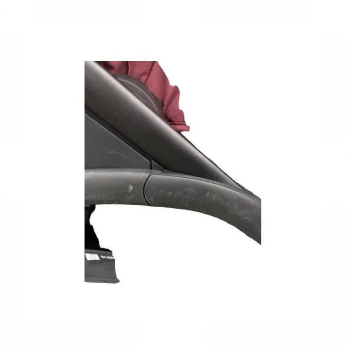 Shop Bugaboo Dragonfly Stroller, 2024, Black, Dark Cherry, Dark Cherry at GoodBuy Gear