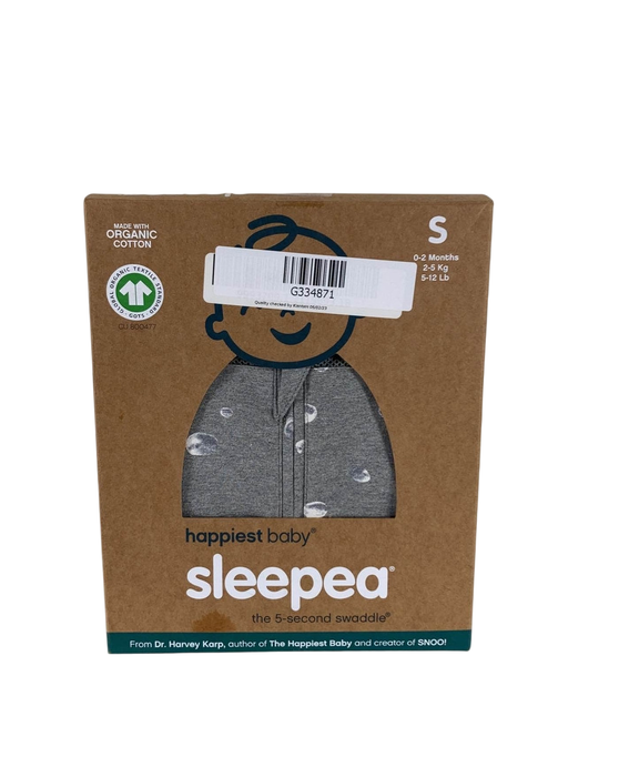 Shop Happiest Baby Sleepea Swaddle, Graphite Gray Planets, Small at GoodBuy Gear