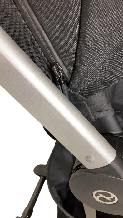 Shop Cybex Balios S Lux Stroller, 2021, Moon Black, Silver at GoodBuy Gear
