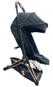 Shop Cybex Coya Stroller, 2023, Rose Gold, Sepia Black at GoodBuy Gear