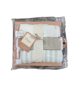 Shop Crane Baby Cotton Muslin Burp Cloth Set, Avery Bunny at GoodBuy Gear