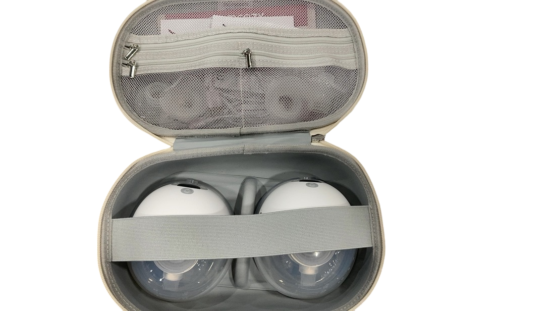 Shop Momcozy All-in-one M5 Double Wearable Breast Pump, Quill Grey at GoodBuy Gear