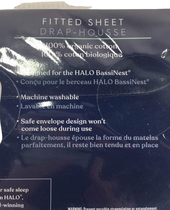 Shop Halo BassiNest Sleeper Fitted Sheet, White at GoodBuy Gear