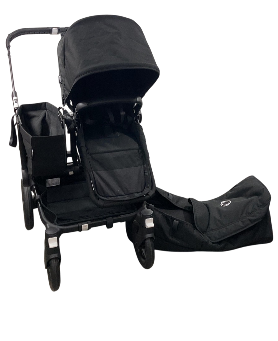 Bugaboo Donkey 5 Mono Stroller, 2022, Black, Midnight Black, Midnight Black